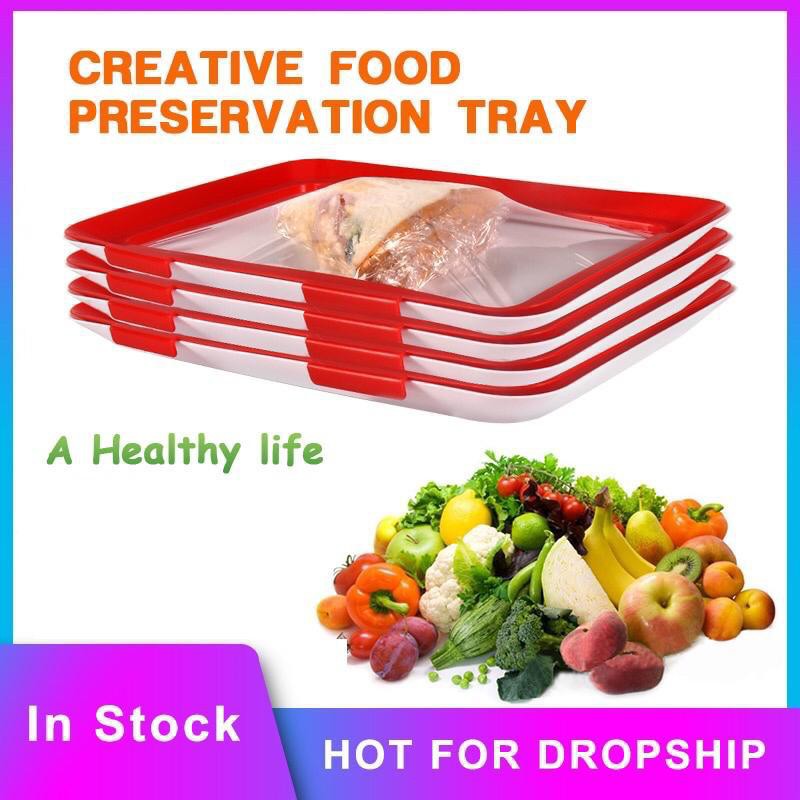 Clever Food Tray Food Cover Kekinian Creative Food Preservation Tray