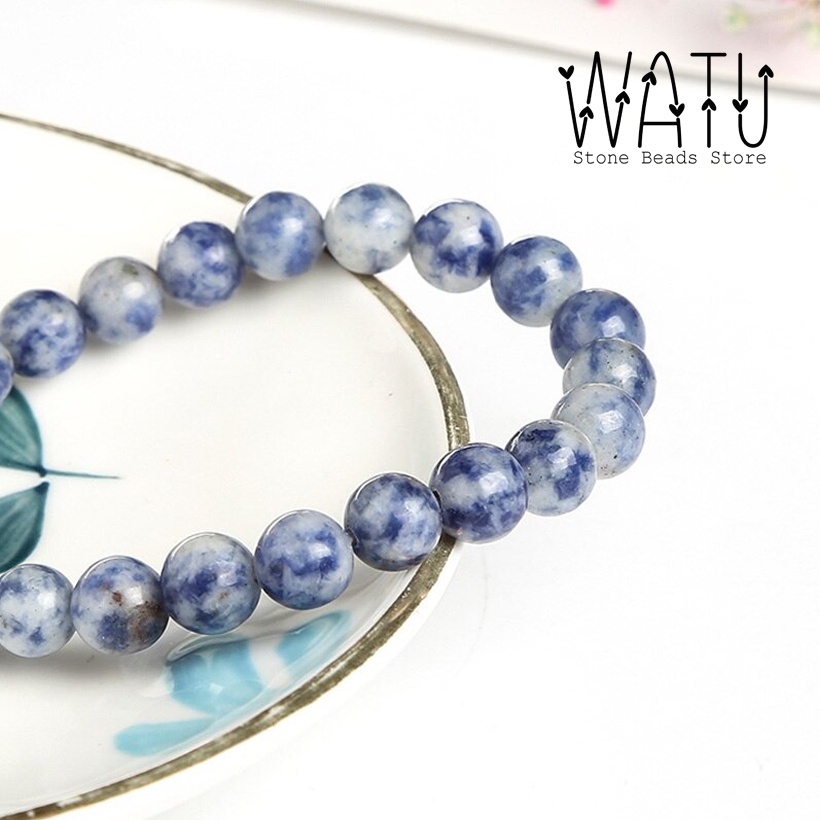 Gelang Batu Alam Blue Sodalite