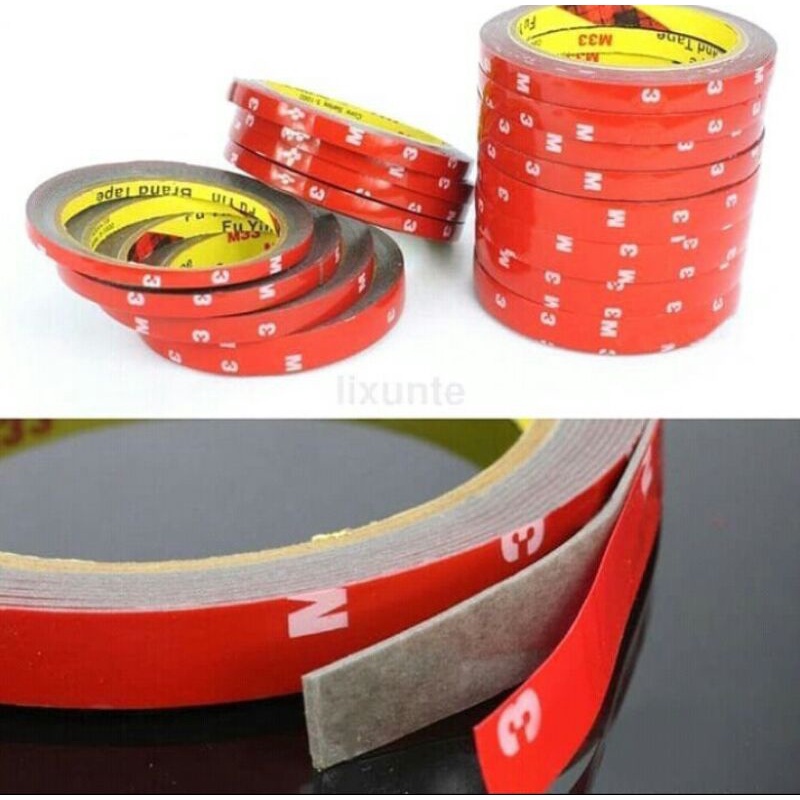 

Double Tape 3M 1CM 10MM Busa Perekat 3M Foam Dobel Tape Dobel Tip