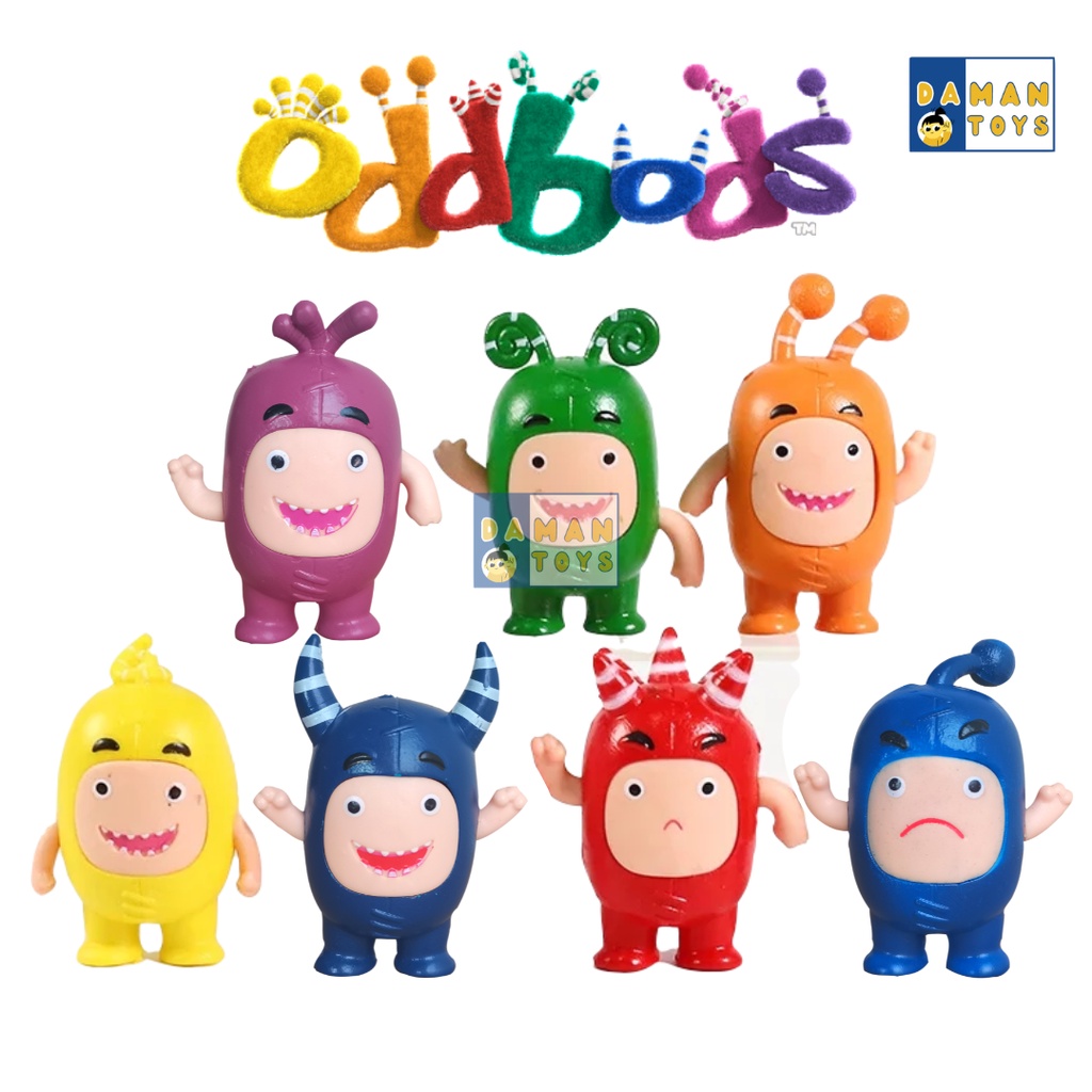 Mainan oddbods figur satuan