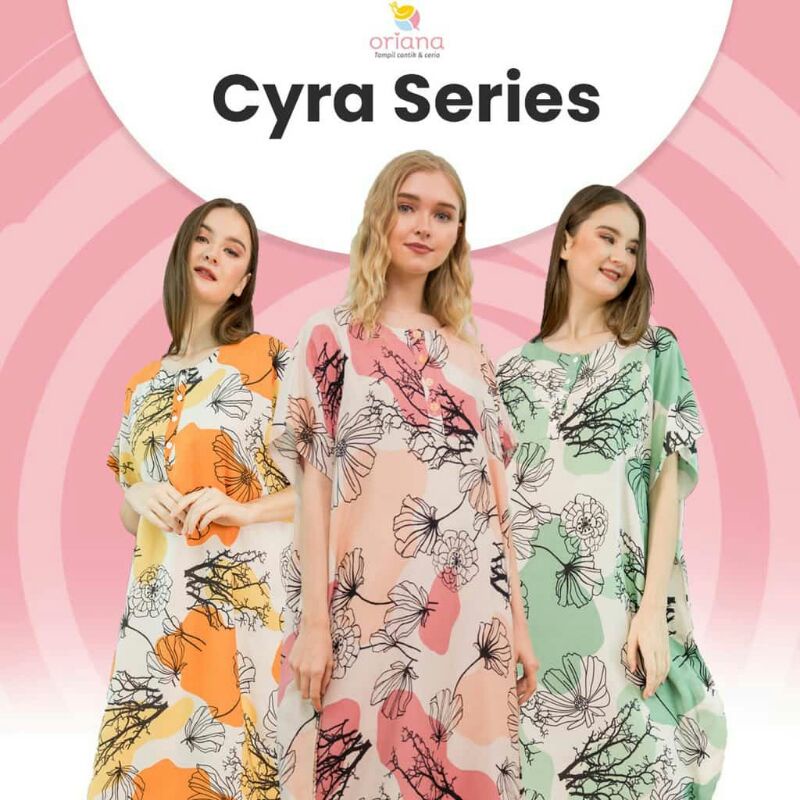 ORIANA HOMEWEAR KAFTAN CYRA PINK