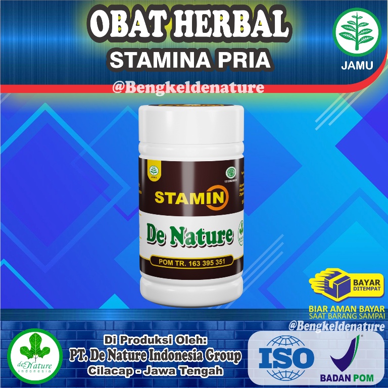 penambah stamina pria dewasa Herbal de nature / Peningkat gairah / ED Lemah syahwat / Impoten Ampuh