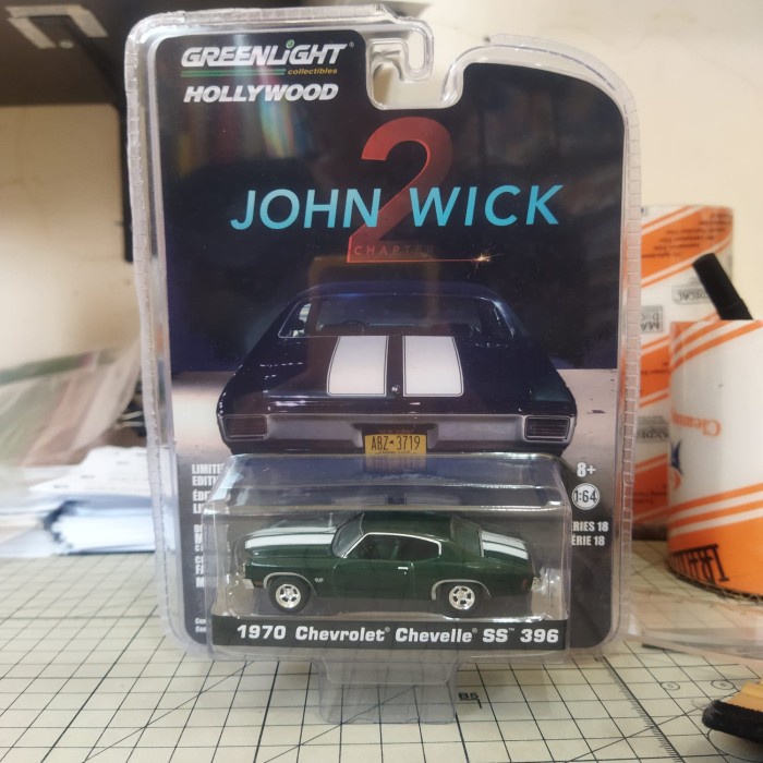 Greenlight 1970 Chevrolet Chevelle SS 396 John Wick Johnwick 2