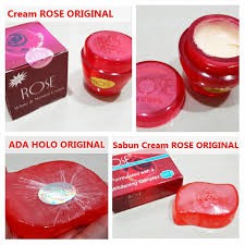 Cream Krim Krem Rose Original Gratis Sabun Rose Besar Shopee Indonesia