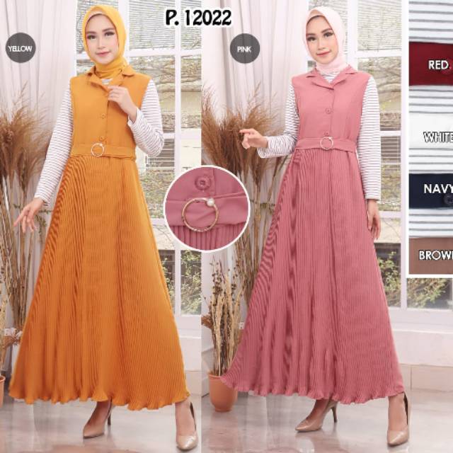 Gamis papermea ori iner dan outer tidak nyatu