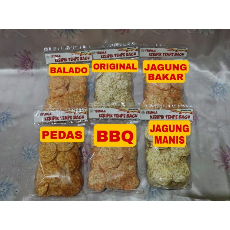 

keripik tempe sagu 120g