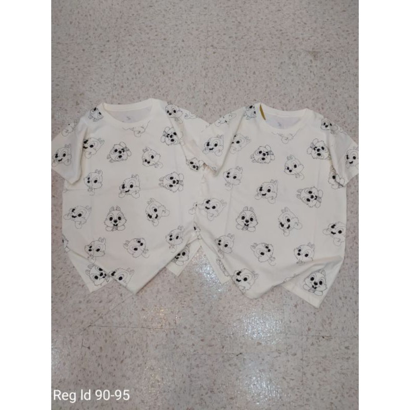 Kaos Chip n Chip Cotton 100% Soft Lembut