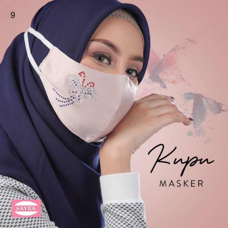 Masker Kupu Satin Original Sayra Hijab