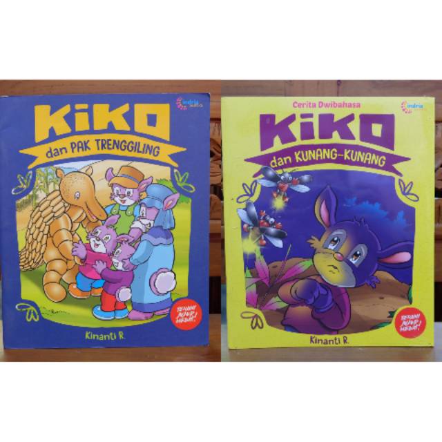 Jual KIKO - dan Kunang Pak Trenggiling Buku Cerita Anak Bilingual