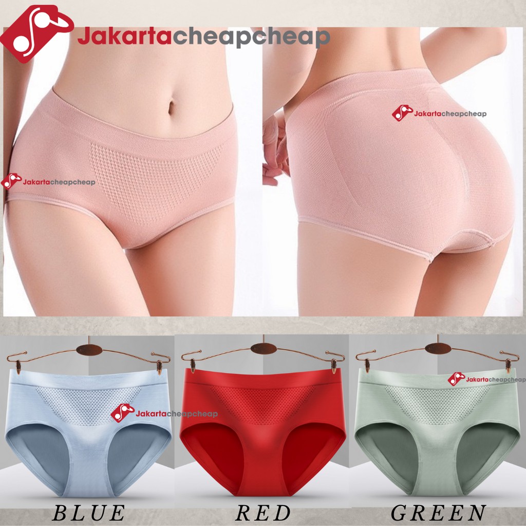 JC078 Celana Dalam Wanita Panty Cewek Elastis Polos Lembut Nyaman