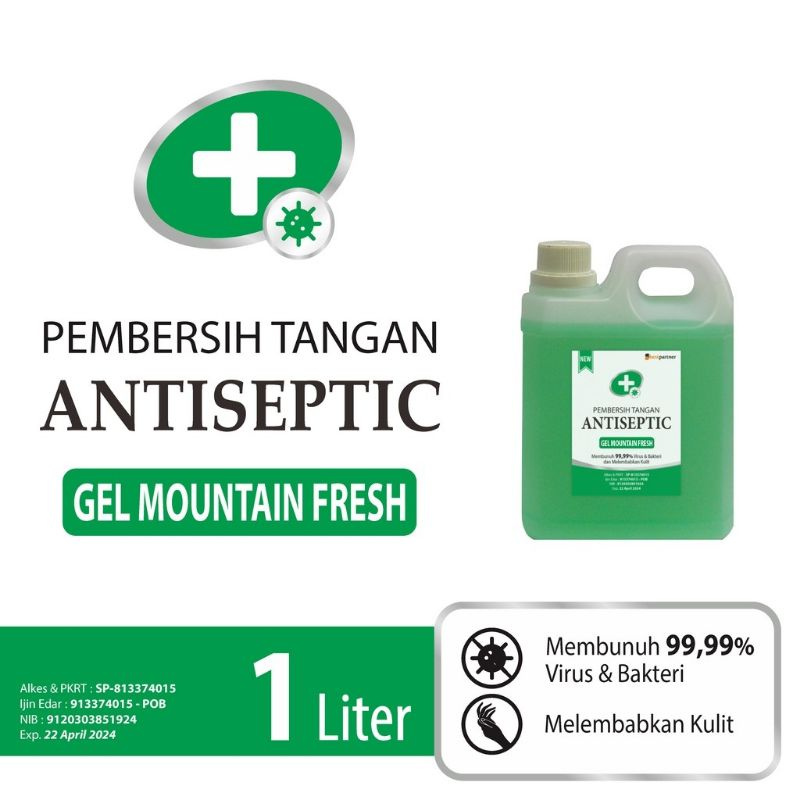 Handsanitizer GEL jirigen 1 liter