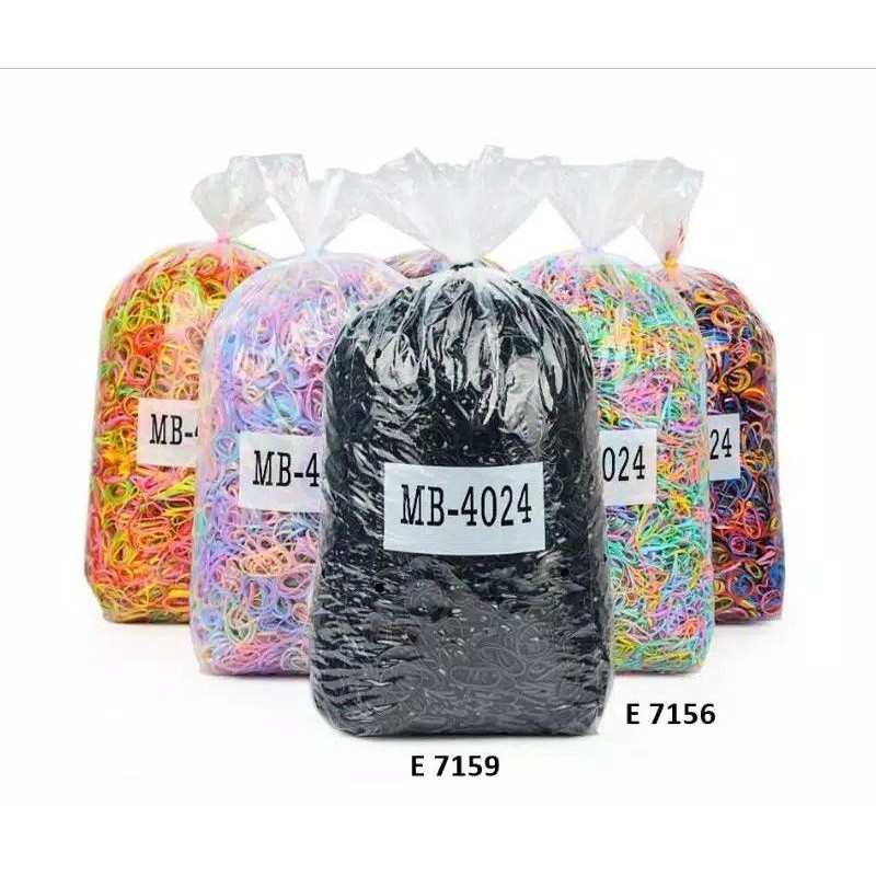 Grosir (SSC) Karet Jepang Kiloan Ikat Rambut Scrunchie Premium Termurah