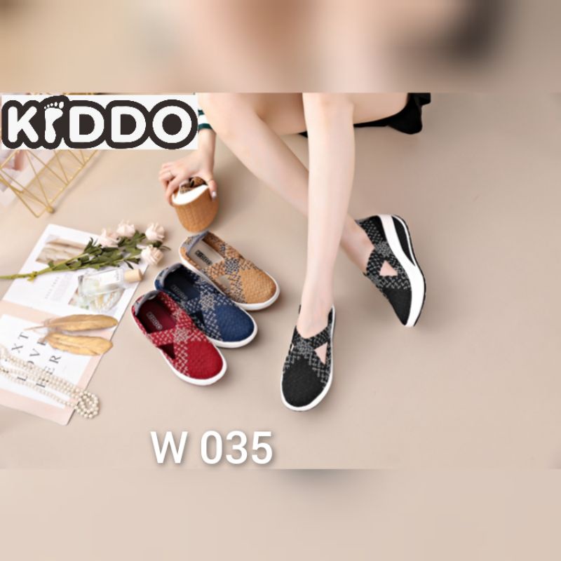 Sepatu Rajut KIDDO W035 Wedges