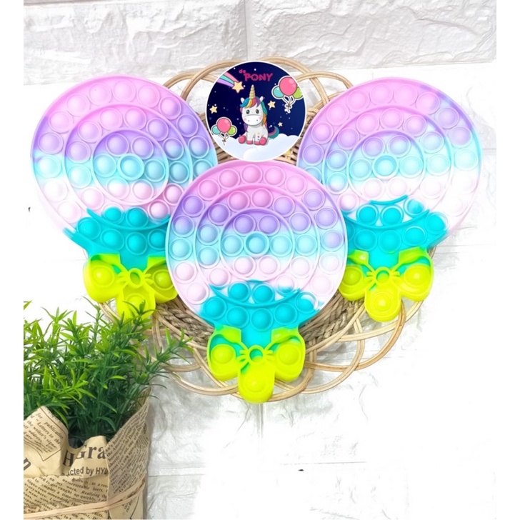 POP IT FIDGET/mainan viral tiktok/mainan pop it/mainan sensorik-Lolly Pop Jelly
