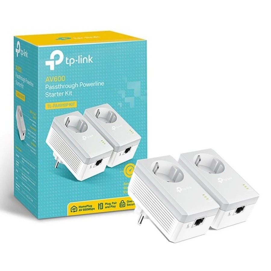TP-LINK / TPLINK TL-PA4010P KIT Passthrough Powerline AV600