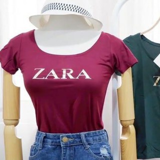  KODE 411 820 Zara  Foil Crop Top Grosir  23 Spandek rayon 