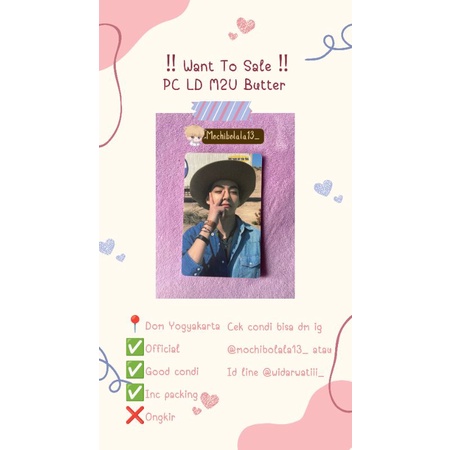 [READY] OFFICIAL BTS BUTTER PC LUCKY DRAW M2U TAEHYUNG