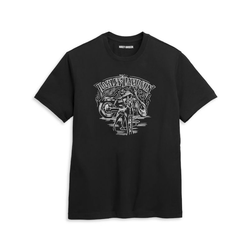 Kaos Harley Davidson Dog Original