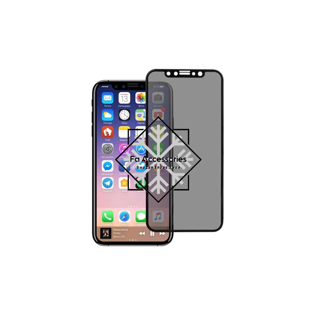FA Tempered Glass Privacy Anti Spy Full xiaomi poco m3 M3PRO M4 M5 M5S S x3 x3pro X5 X5PRO pro nfc X3NFC mi 8 9 9T T 5G lite 8lite