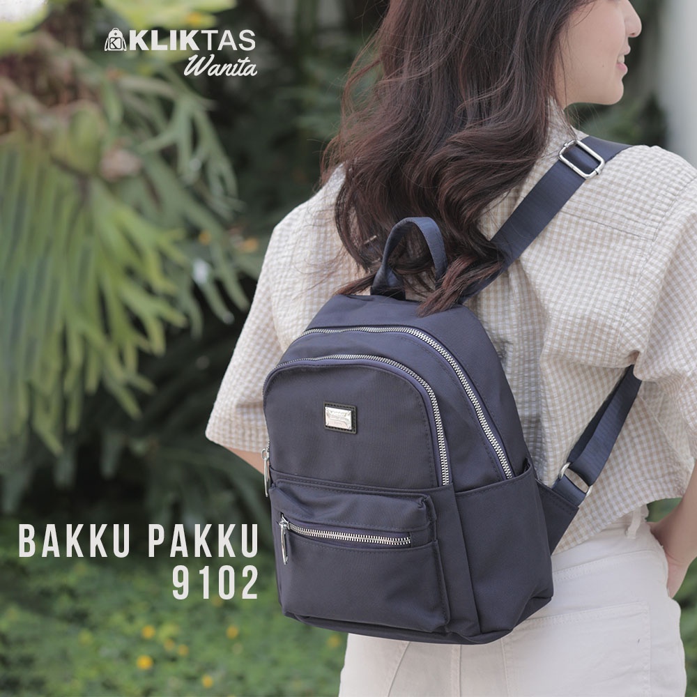 [KLIKTAS] Tas ransel wanita import terbaru Bakku pakku CC 9102 ransel perempuan kekinian murah