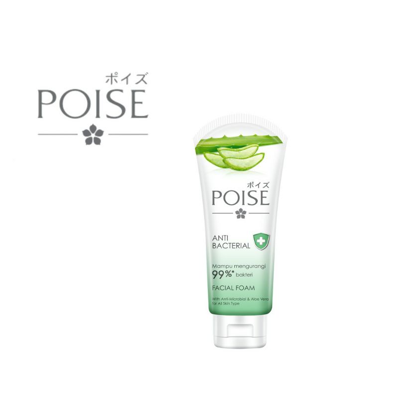 Poise facial foam antibacterial/antiacne 100g