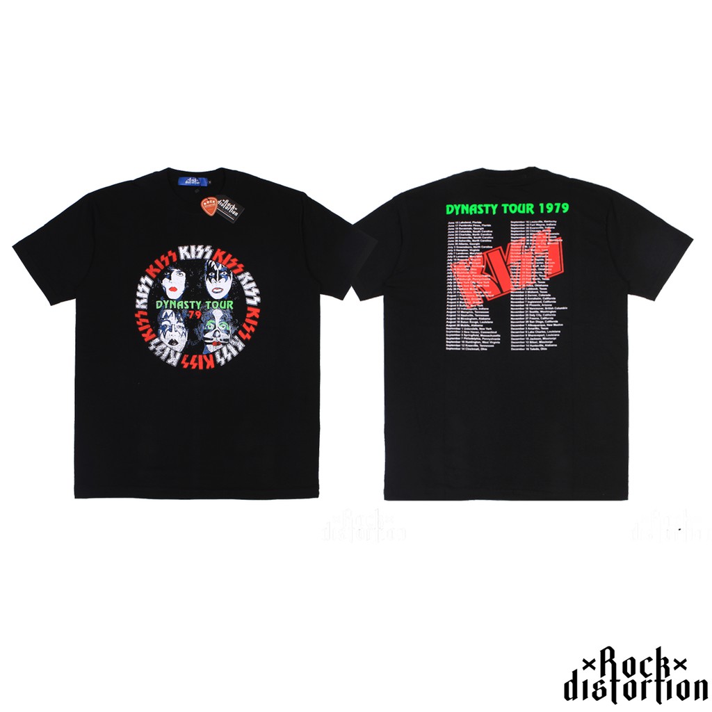 KAOS BAND KISS DYNASTI TOUR 79 - FREE STICKER