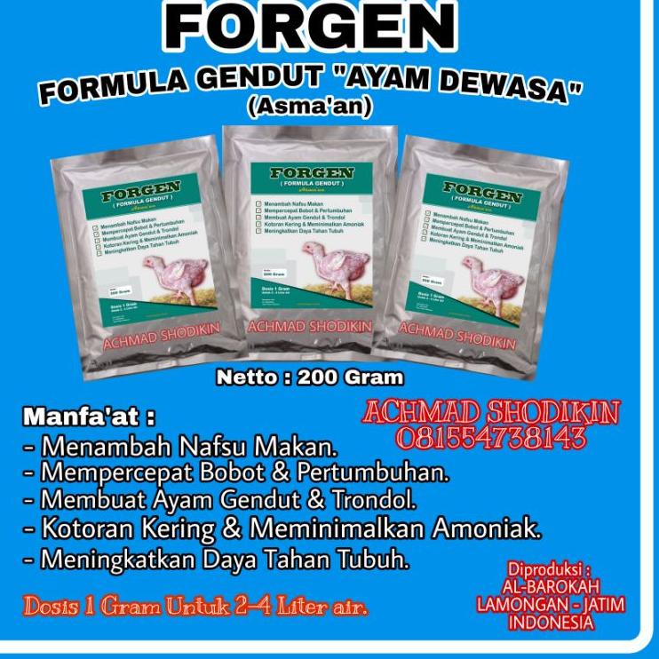 SALEE.. FORGEN (FORMULA GENDUT)