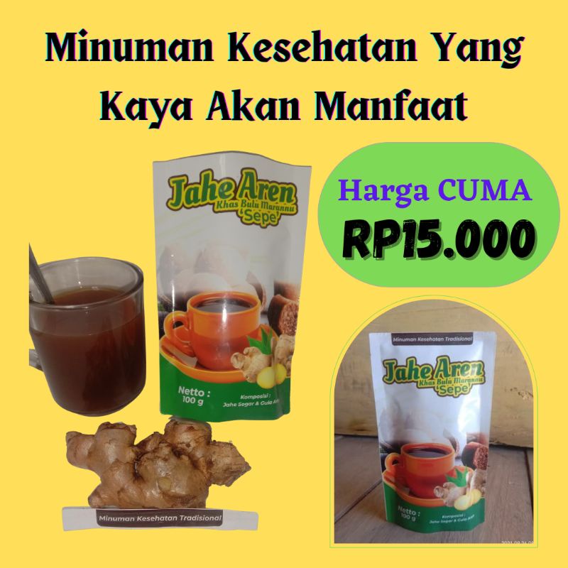 

JAHE AREN INSTAN Khas Bulu' Marannu (Sepe')