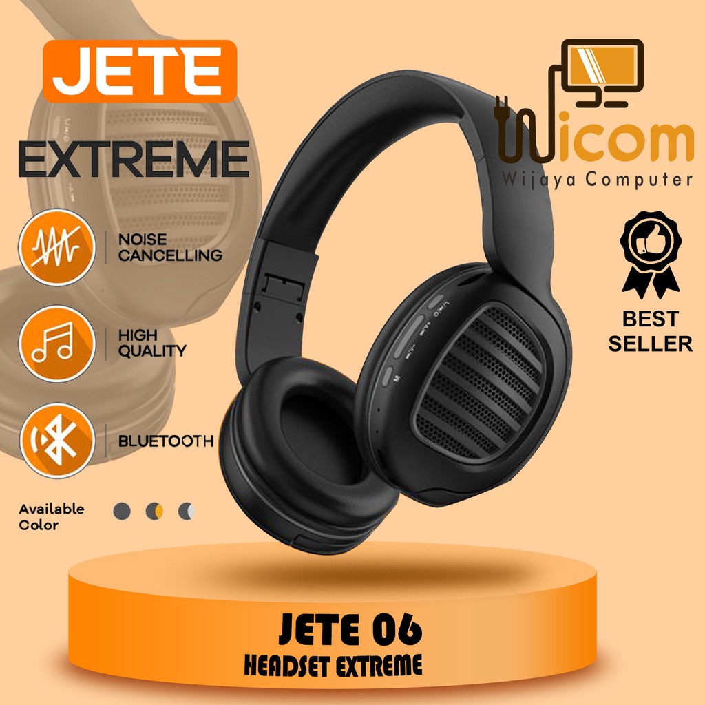 HEADSET BLUETOOTH JETE EXTREME 06 - JETE-06 - HEADPHONE - EARPHONE