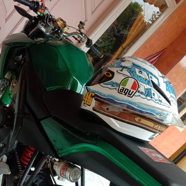 Dql tavullia size L logo agv bukan stiker