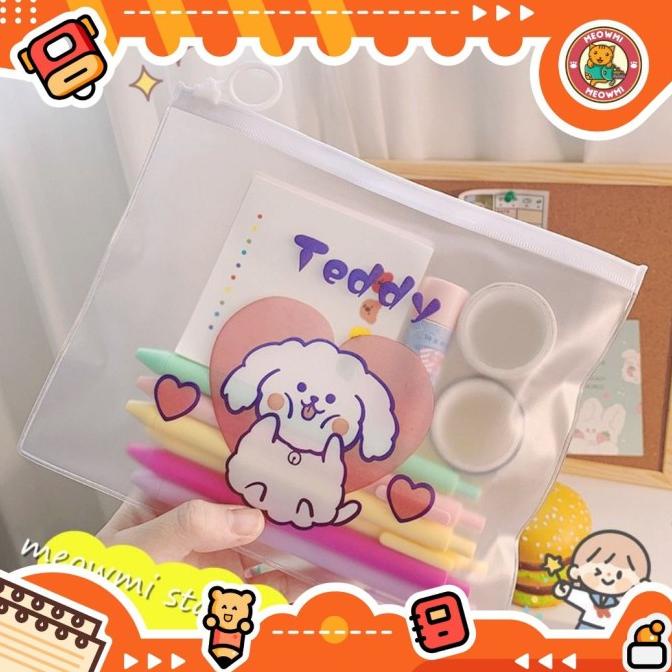 

*:*:*:*:*] Organizer Zipper Bag A5 Karakter Lucu Poodle FMP0045