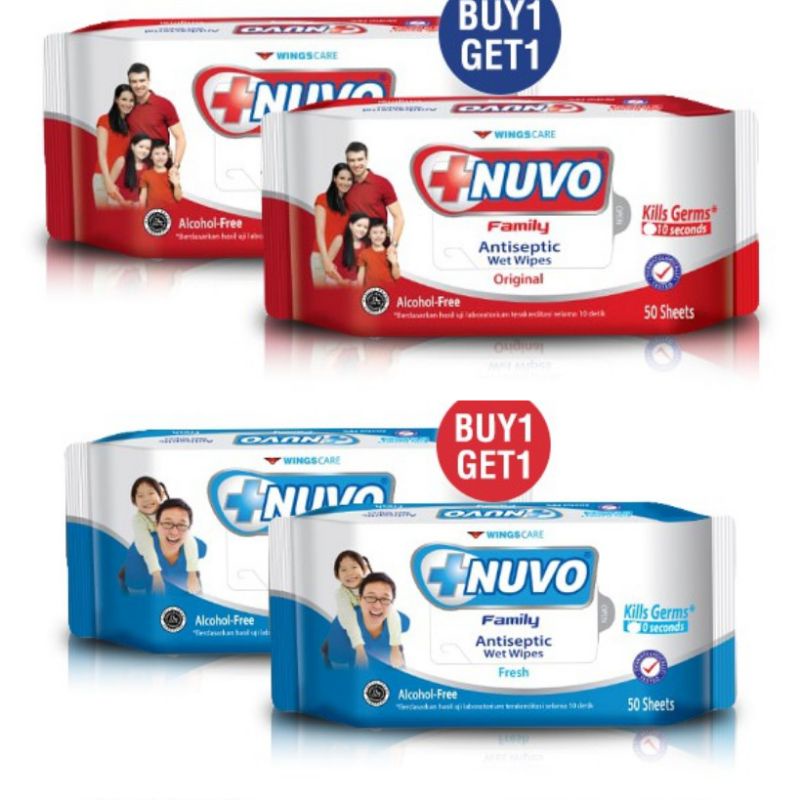 Nuvo Tissu Basah Wet Wipes