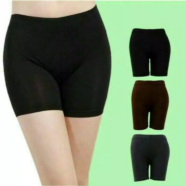 Celana Legging Pendek Jumbo Wanita Polos XXL