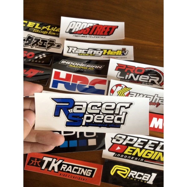 sticker stiker pack racing variasi rcb motul yoshimura gopro racer hrc