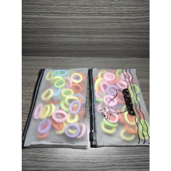50 pcs ikat rambut wall pouch 2cm