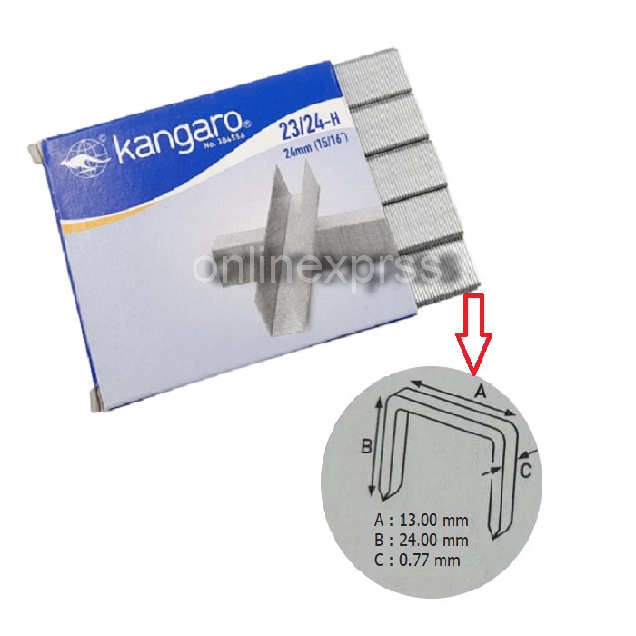 

Isi Stapler / Staples Heavy Duty 2324 12/24 Kangaro