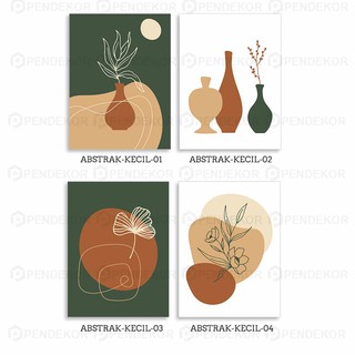 Hiasan Dinding  Abstrak  Desain Minimalis Home Decor Poster 