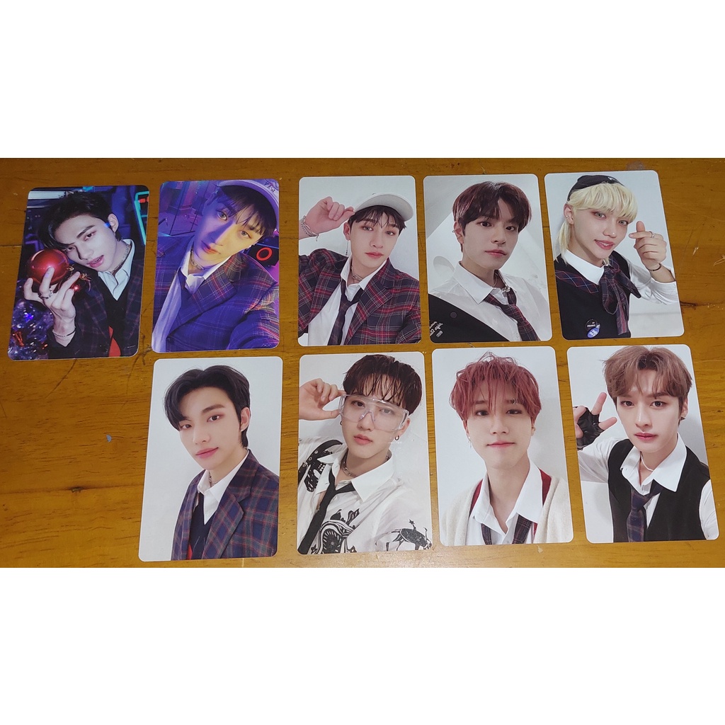 stray kids skz cevel christmas evel ce pc sticker pob card