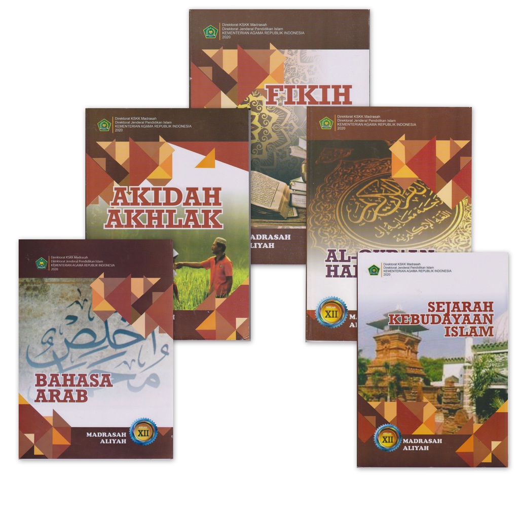 Jual Buku Siswa Kelas 12 Madrasah Aliyah / MA - Akidah Akhlak, Al Quran ...