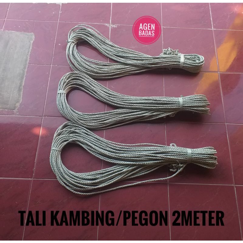 Tali Tambang Putih Kambing,Tali Tambang kambing,Tali ikat kambing 2meter