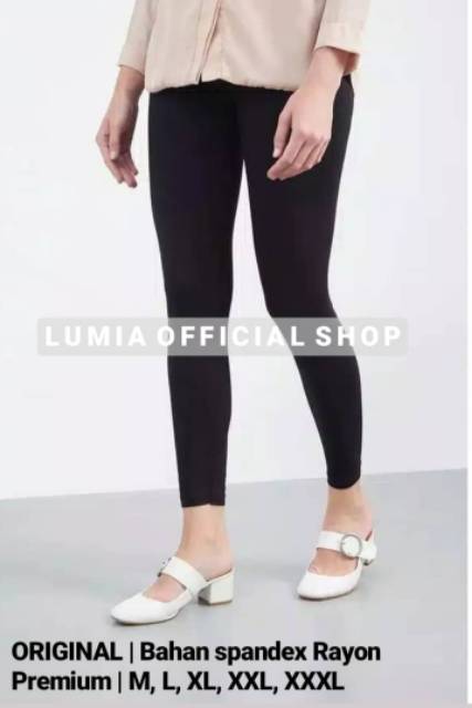 Legging Wanita CASUAL LYCRA JUMBO PREMIUM Polos / Celana Legging Yoga Gym Fitness Zumba Aerobic / Legging Wanita Bahan Kaos Spandek Rayon