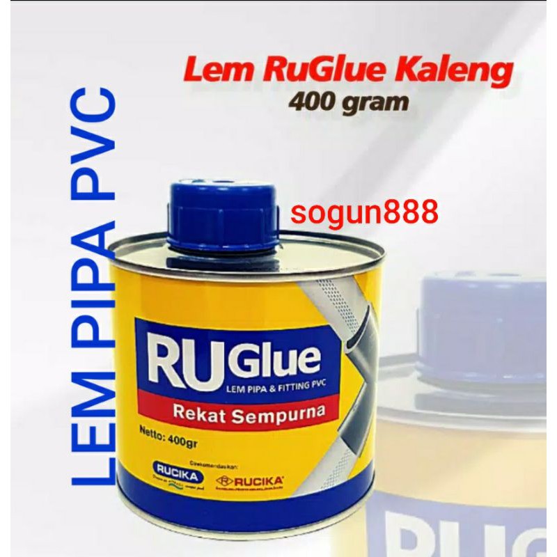 Lem pipa pvc Ruglue. Lem pipa. Lem pvc kaleng.