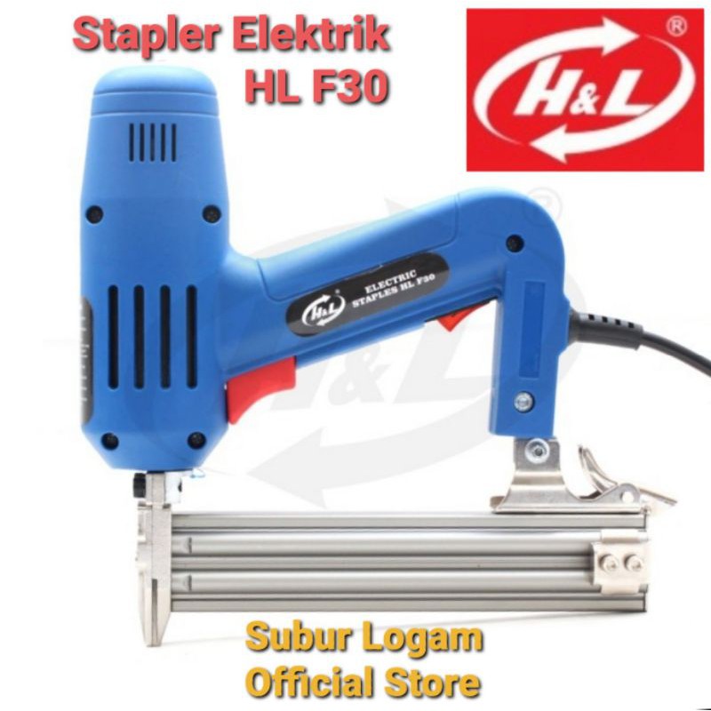 

Electric Stapler HL F30 Tembakan Staples Elektrik Listrik Nailer F 30