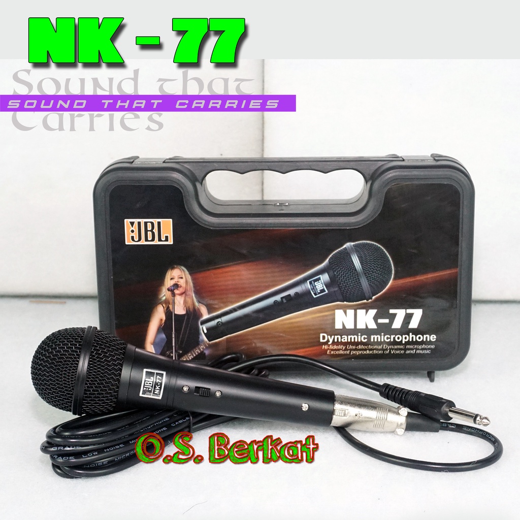 Mic Kabel NK 77 +KOPER/ Microphone Cable JBL NK-77 / Microphone NK - 77 / Mic NK77 Koper