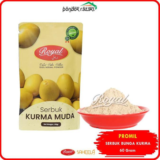 

Serbuk Kurma Muda Royal 60 Gram Arkanamarketht