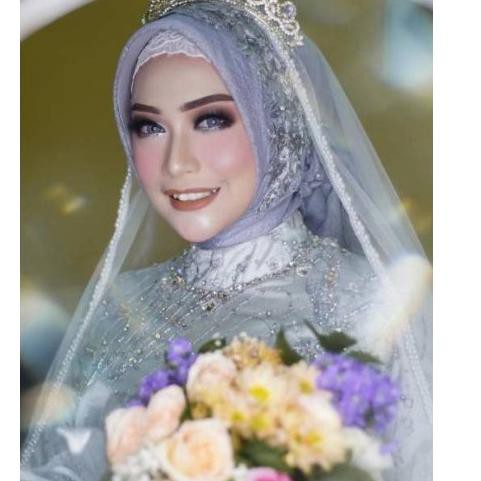 Serba Murah SLAYER VEIL  MUTIARA PENGANTIN HIJAB 