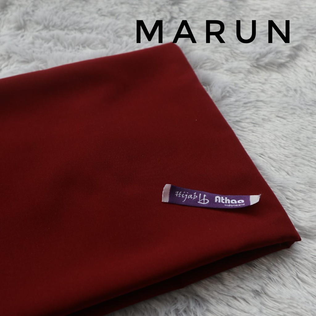 Kain Wolfis/ Woolpeach/ Wolvis Grade A Harga Setengah Meter-Kain Marun