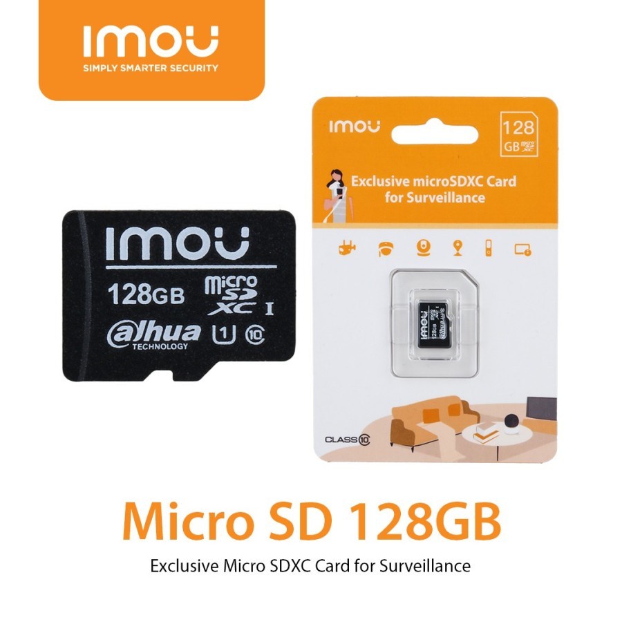 IMOU microSDXC Memory Card 128GB Class 10 | Kartu Memori microSD micro SD