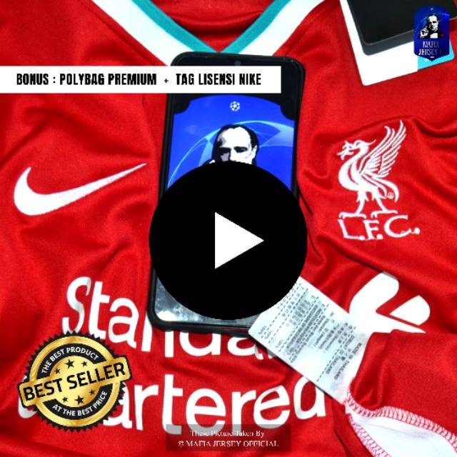 PREMIUM JERSEY Liverpool Home 2020 2021 IMPORT HIGH QUALITY TOP PRODUCT BAJU BOLA Original