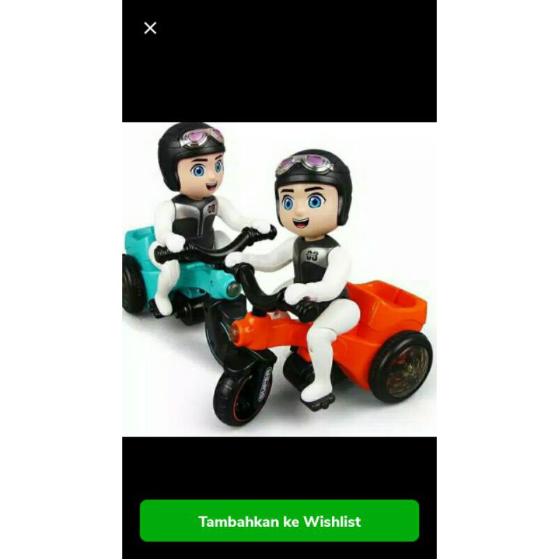 mainan anak bicycle dancing 03/seoeda menari